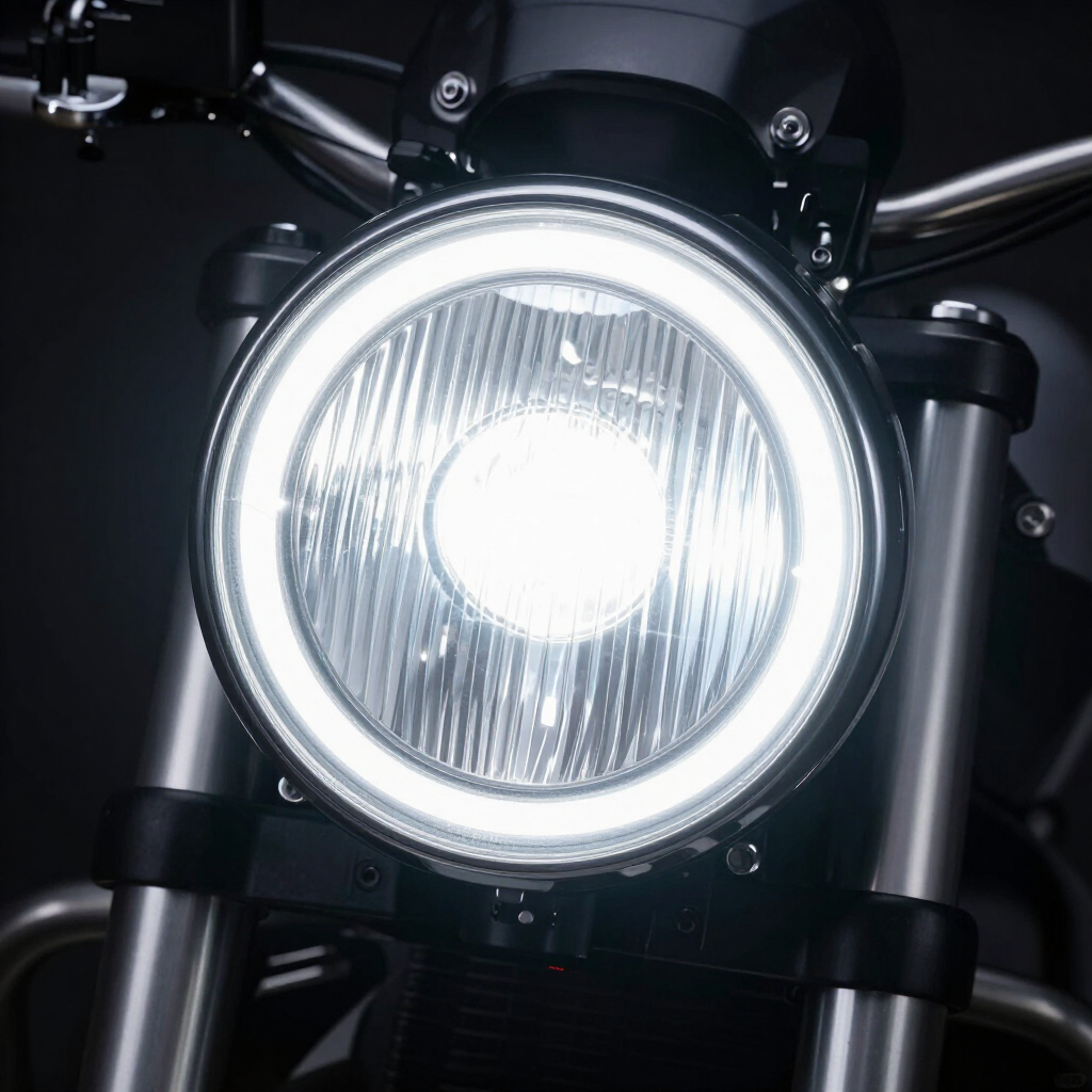 Faro LED Halógeno Universal para Moto